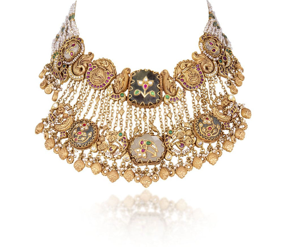 Antique Gold Empress Necklace