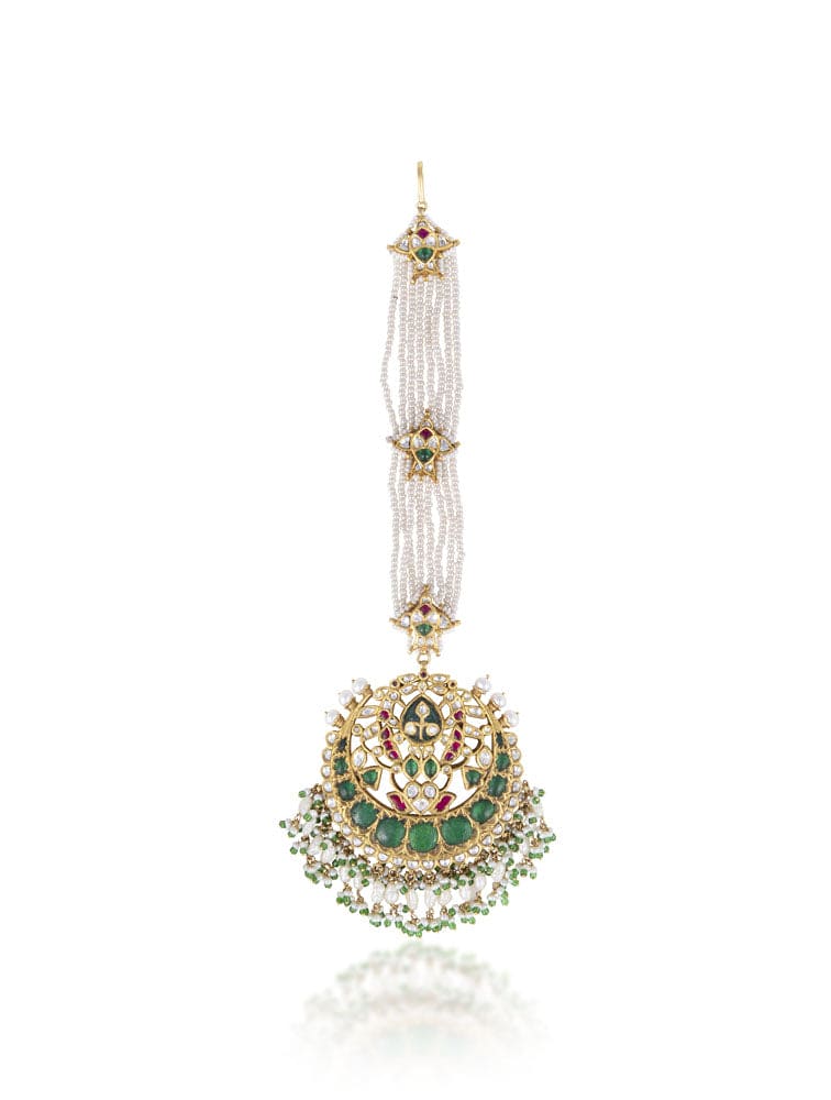 Golden Kundan Radiance Tikka