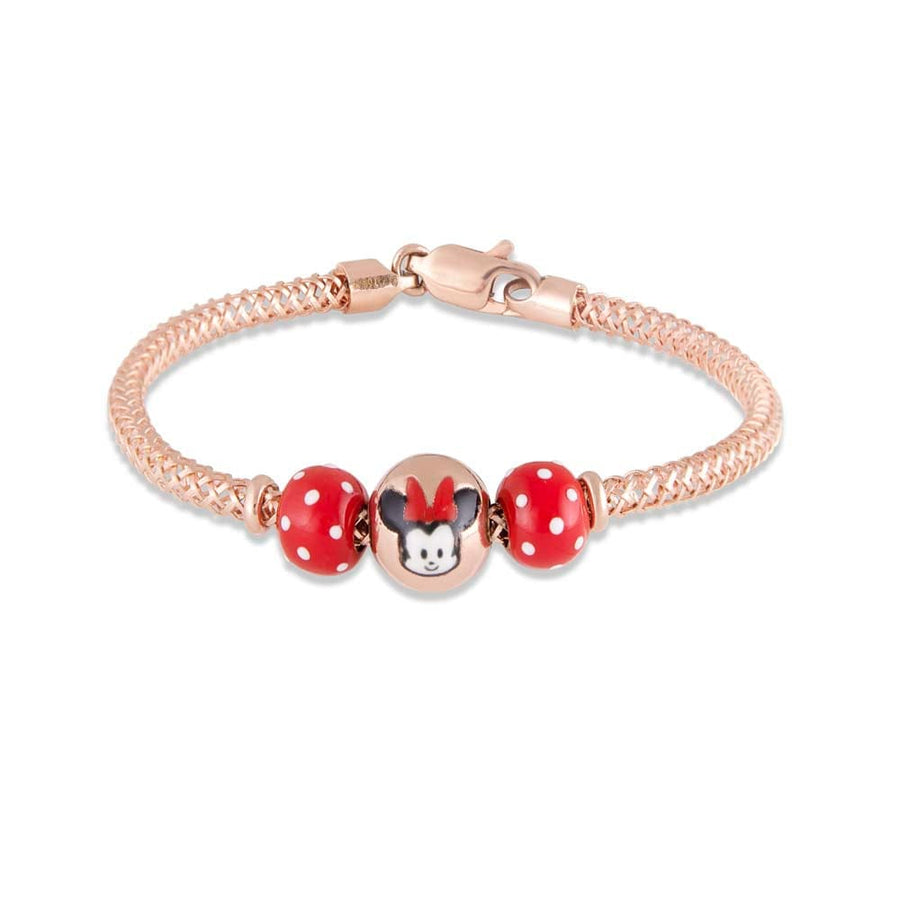 Baby Gold Kada With Minni Mouse Face